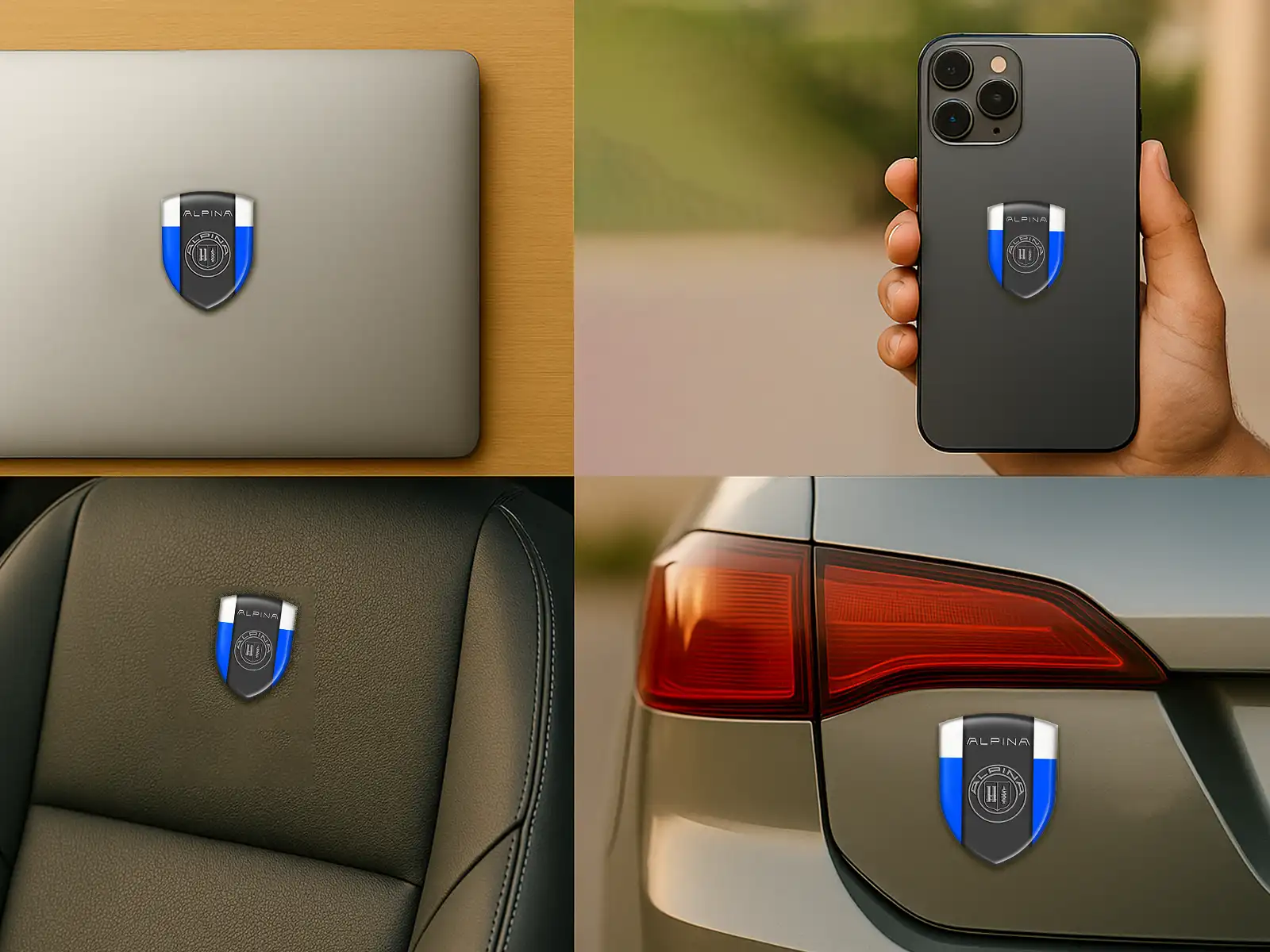 Alpina Fensteraufkleber Luxus Exklusiv Auto Anpassbar